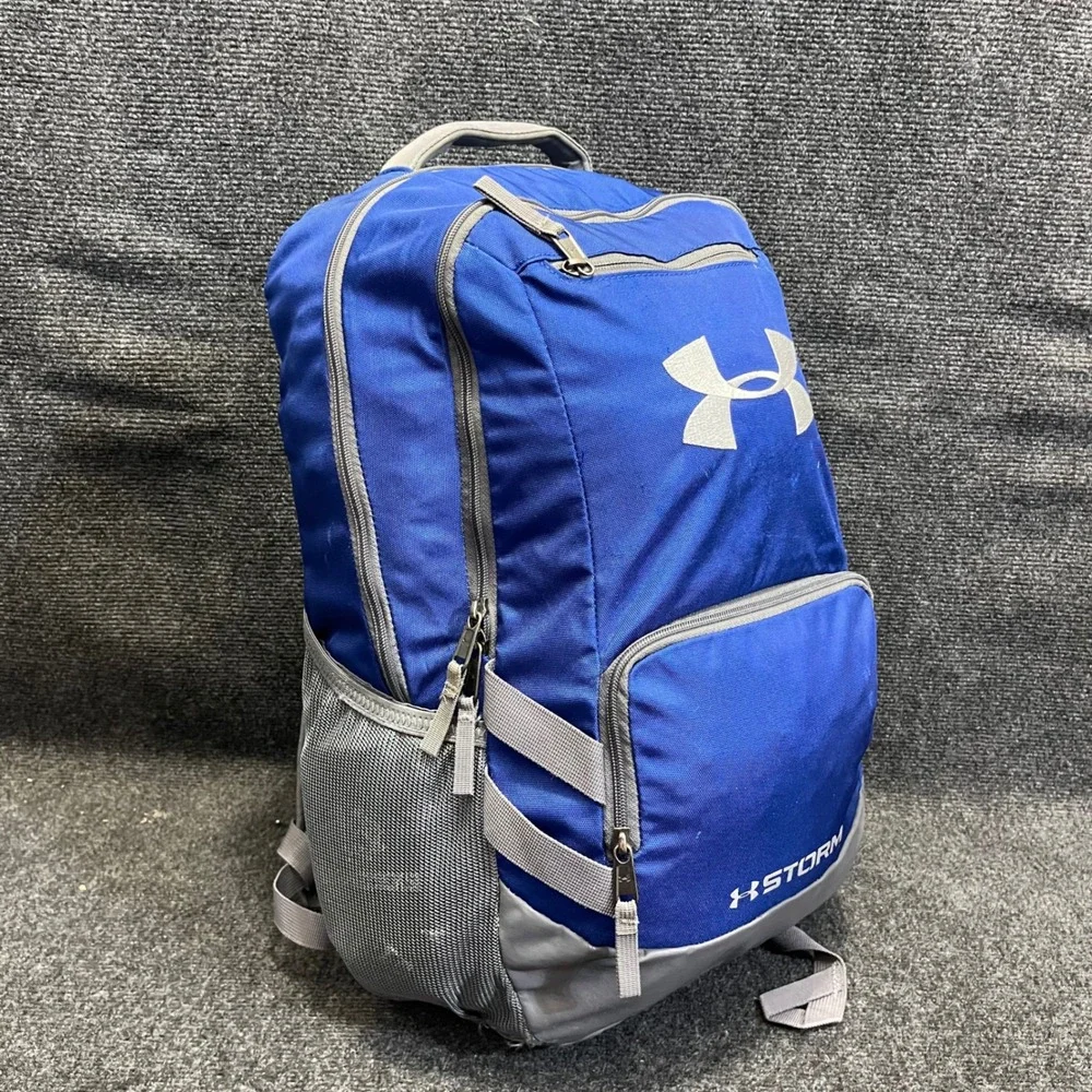Under Armour 1272782 Blue UA Storm Team Hustle All Sport Laptop School Backpack